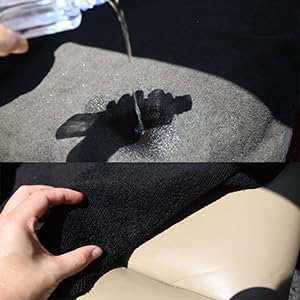 Waterproof Car Seat Cover for Athletes - Sweat-Proof Towel Bucket Seat Protector for Post-Gym, Running, Swimming & Beach - Universal Fit, Black