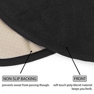 Waterproof Car Seat Cover for Athletes - Sweat-Proof Towel Bucket Seat Protector for Post-Gym, Running, Swimming & Beach - Universal Fit, Black