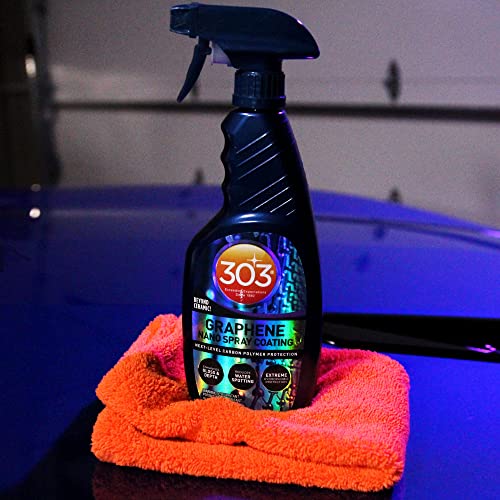 303 Graphene Nano Spray Coating (15.5oz) - 1+ Year High-Gloss Protection, Hydrophobic Water Repellent & UV Resistant Ceramic Alternative