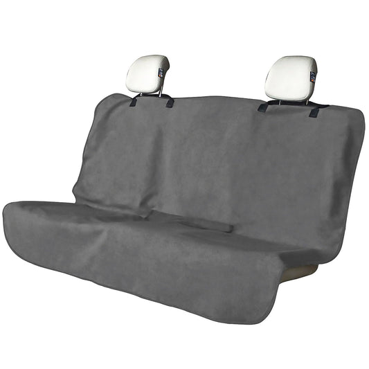 Waterproof Sweating Car Seat Cover for Post Gym Workout, Running, Swimming, Beach and Hiking, Universal Fit Non-Slip Towel Bucket Seat Protector for Cars SUV Trucks, Machine Washable (Black)