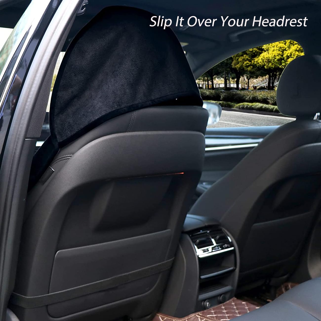 Waterproof Car Seat Cover for Athletes - Sweat-Proof Towel Bucket Seat Protector for Post-Gym, Running, Swimming & Beach - Universal Fit, Black