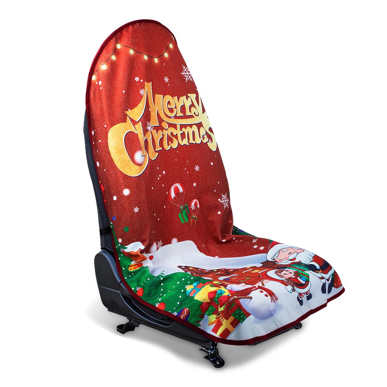 Waterproof Car Seat Cover for Athletes - Sweat-Proof Towel Bucket Seat Protector for Post-Gym, Running, Swimming & Beach - Universal Fit, Black