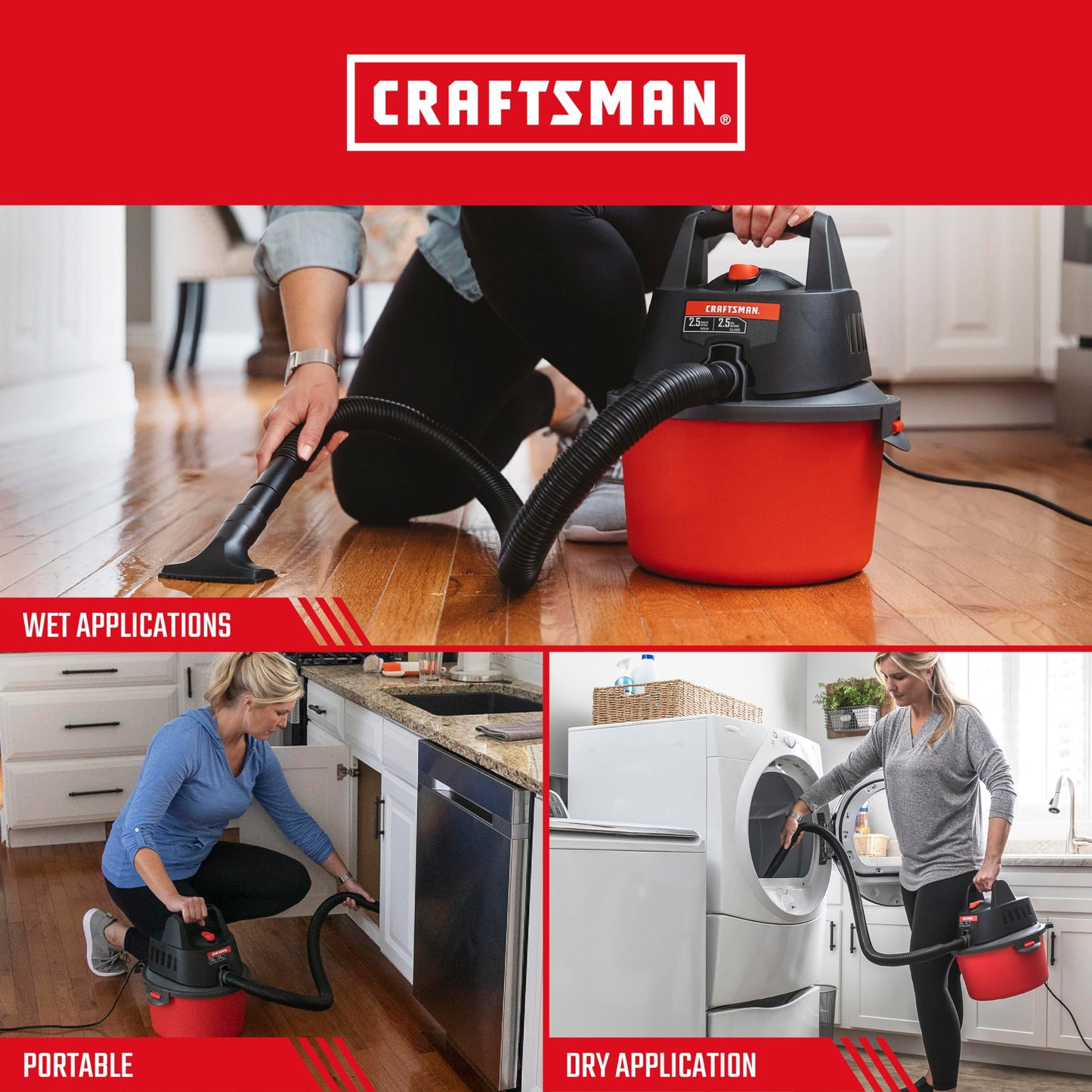 CRAFTSMAN Portable Wet/Dry Shop Vacuum